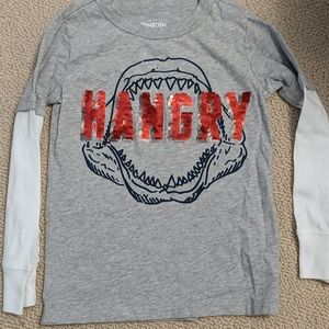 New without tags OshKosh interactive hangry ls tee